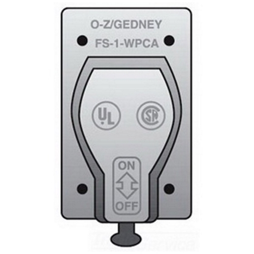 FS-1-WPCA Device Box Cover, Pull Switch Cover, Sand Cast Aluminum