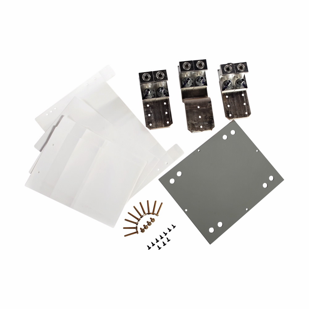 LUGKIT600 Main Lug Kit, 2 AWG to 500 kcmil, For Use With 400 A, 1/3-Phase Panelboard