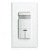 ODS0D-INE 1-Pole Dual Relay Occupancy Sensor, 120/230/277 V AC, PIR Sensor, 2100 sq-ft Coverage, 180 deg Viewing