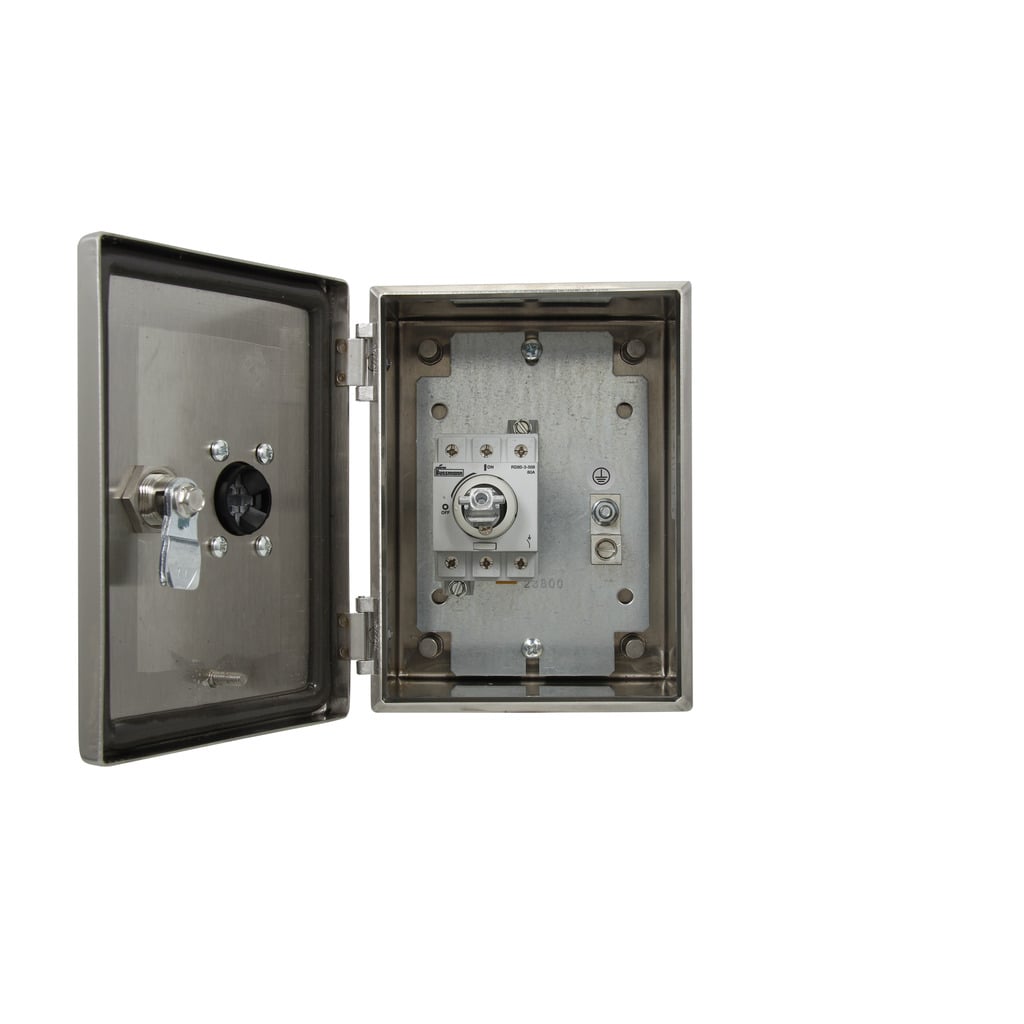 ER4X-40N3PB Non-Fused Enclosed Rotary Disconnect Switch, 600 V AC, 40 A, 25 hp, 3 Poles