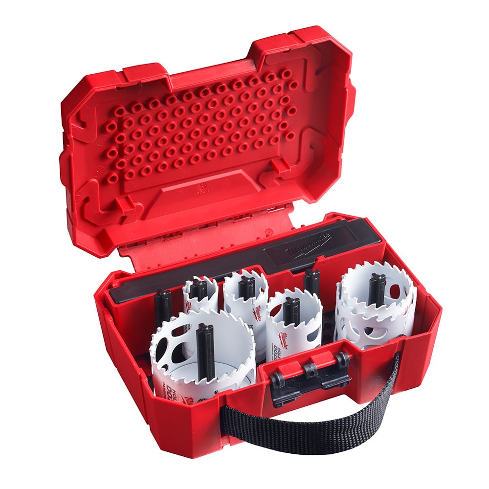 49-22-3084 Hole Dozer Single End Electrcians Hole Saw Kit, 10 Pieces, Carbide