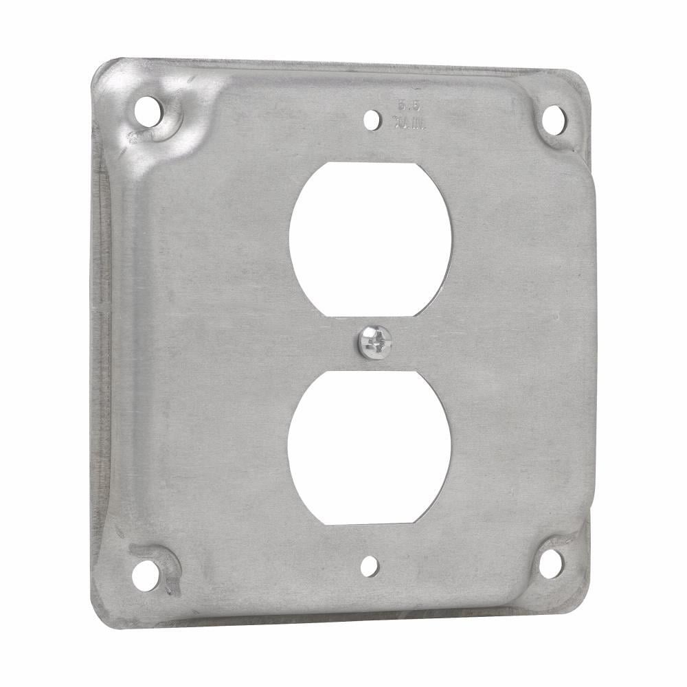 TP516 Thepitt Cover, 4 in L x 4 in W, Raised Surface Cover, Steel
