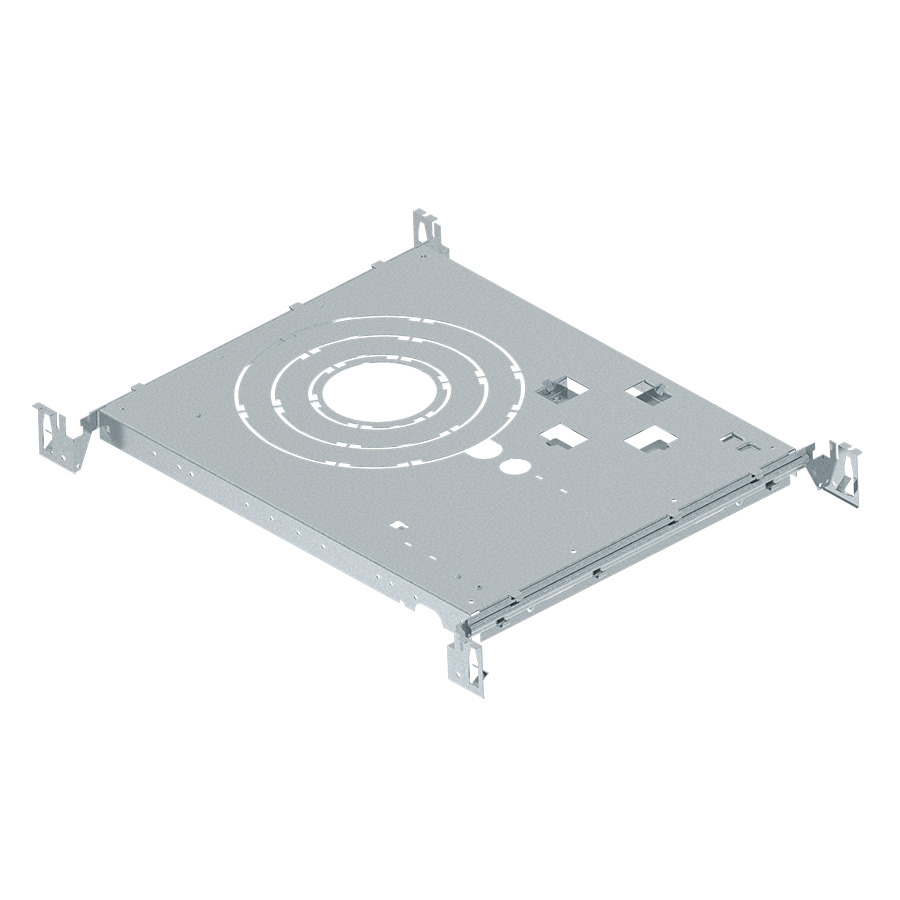 DLPLATE/C3468R/NB Mounting Plate Lighting Fixture, Metal Housing