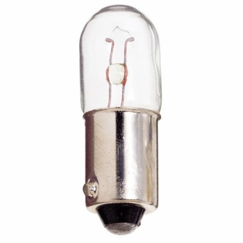 S7762 Miniature Lamp, 0.33 W, BA9s Lamp, T2.5 Shape