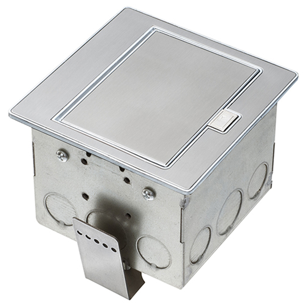 FLBT4400SS Countertop Box Kit, 1 Gang, Stainless Steel
