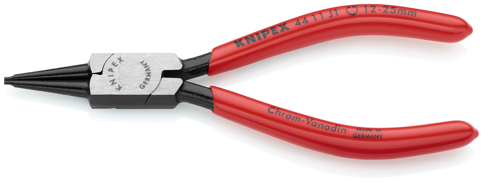 Internal Snap Ring Pliers-Forged Tips, 5 1/2 in., Plastic coating, 3/64 in. Tips