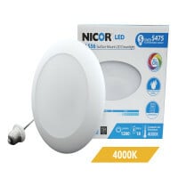 DLS56-3012-120-4K-WH Dimmable LED Downlight, LED Lamp, 17.5 W Fixture, 120 V AC, Die Cast Aluminum Housing