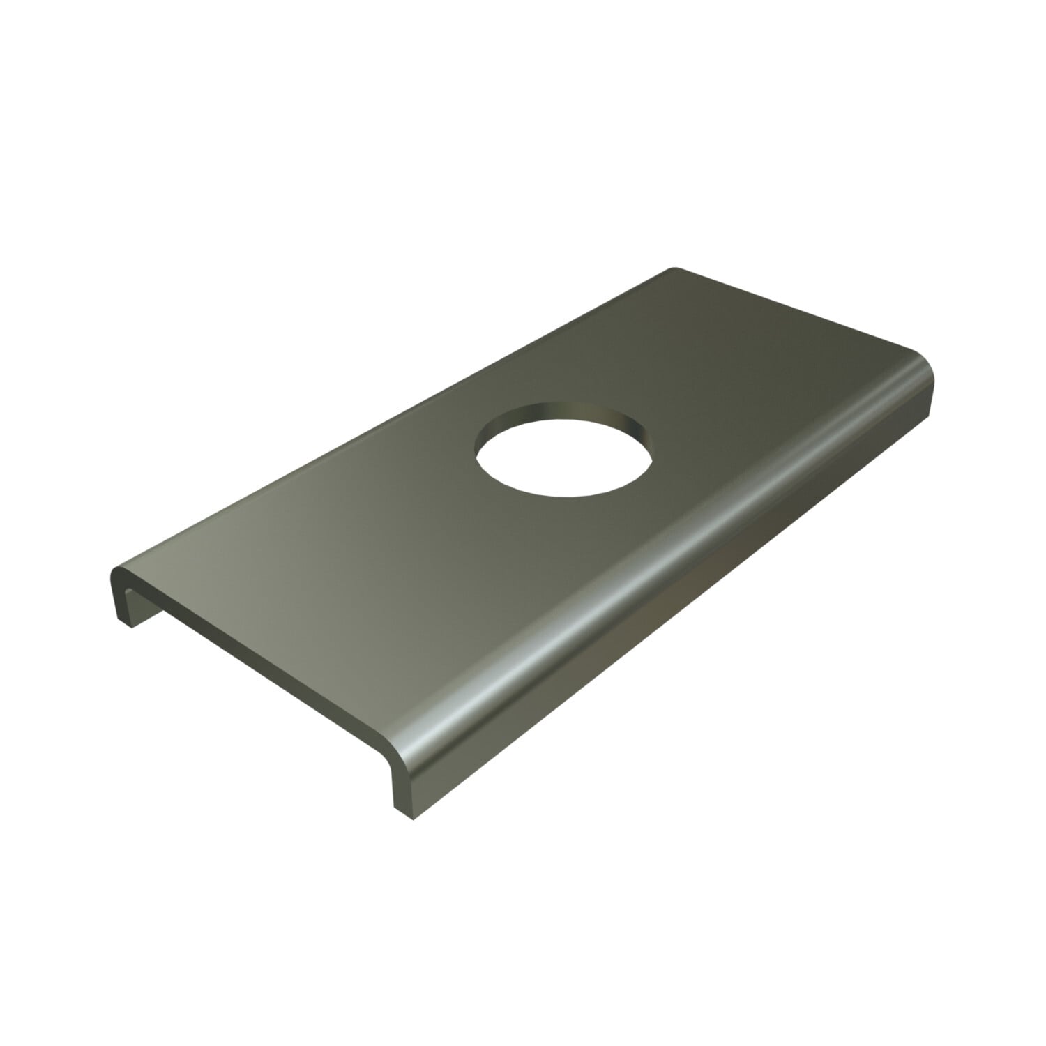 P2541-EG Channel Spacer Clevis, 4 in L, For Use With 1-5/8 in W Series Channel, 12 ga HRPO Steel