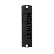 5F100-PLT OPT-X Blank Style Precision Molded Fiber Optic Adapter Plate, Rack Mount, Black