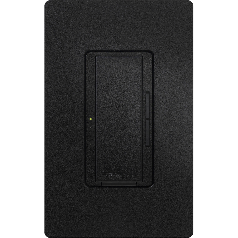 MSCELV-600M-MN Maestro ELV Dimmer Switch, 600W, 1 Pole/Multi-Location, Neutral Required, 120V, Midnight