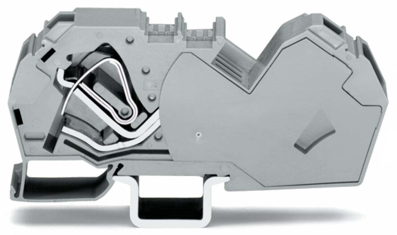 785-601 Operating Tool Conductor Terminal Block, 1 kV, 125 A, 8 to 2 AWG Wire, 1 Poles, DIN Rail Mount