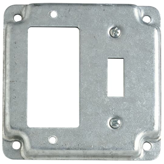 RS-18-CC Steel City RS Series Surface Cover, 4 in L x 4 in W x 1/2 in D, Steel