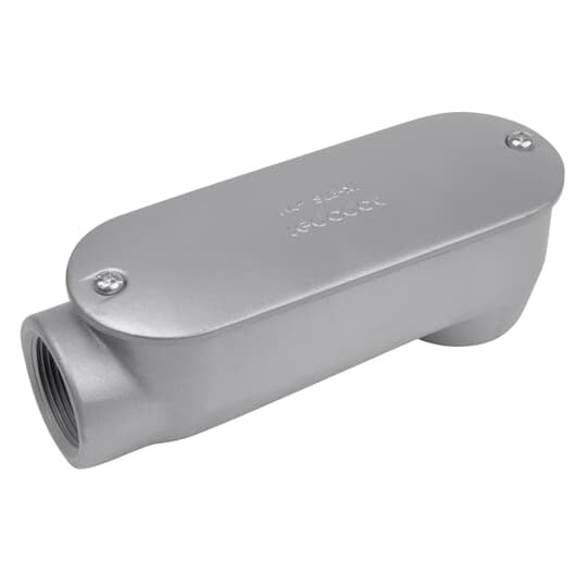 ASLB-XL4 Red Dot Type LB Extra Long Service Entrance Body With Cover, Gasket, (2) 1-1/4 in Hub, Die Cast Aluminum, Lacquered