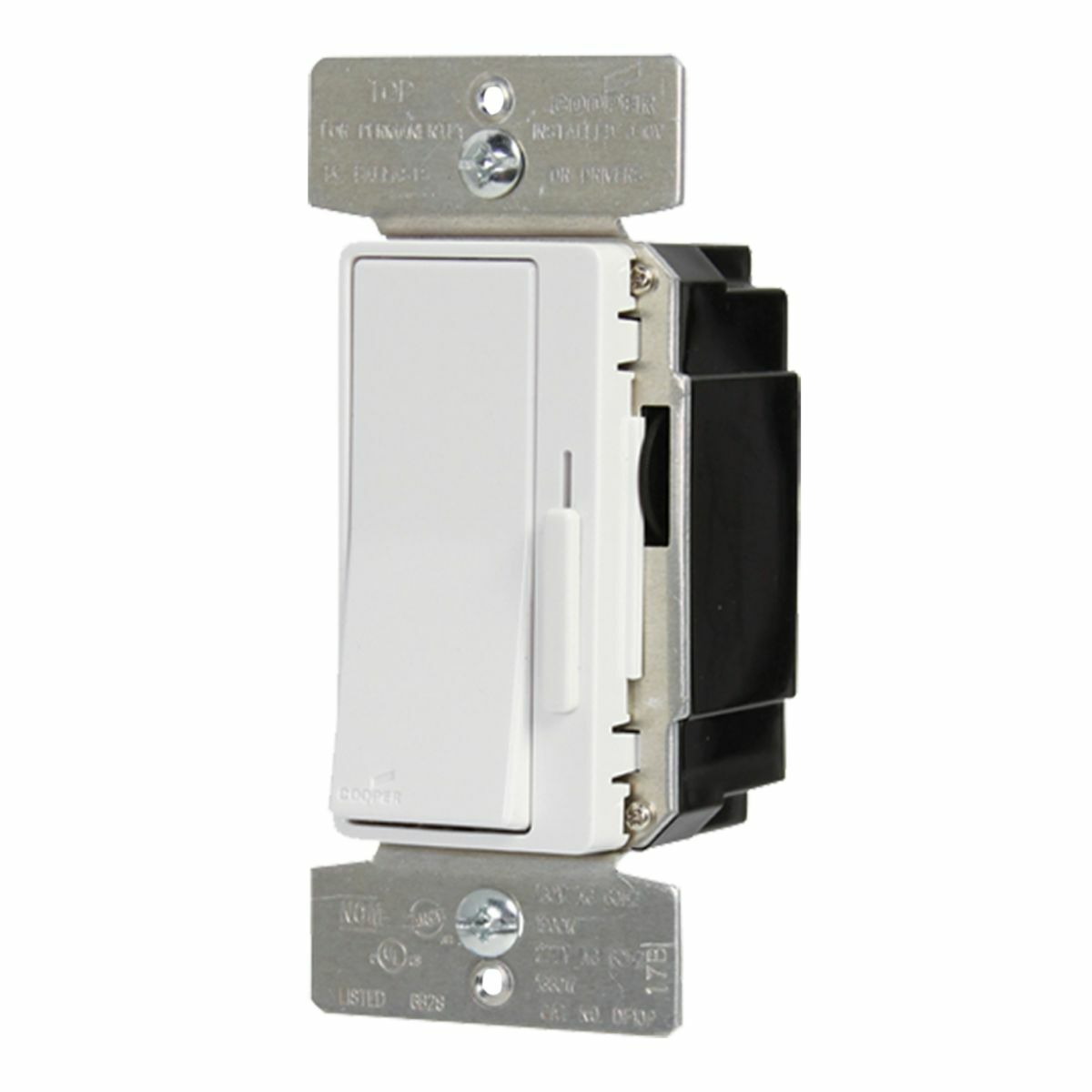 WBSD-DEC-C2 Greengate 3-Way Multi-Load Preset Decorator Dimmer Wallstation, 120 V AC, 5 A, 1 Pole, Ivory/Light Almond/White