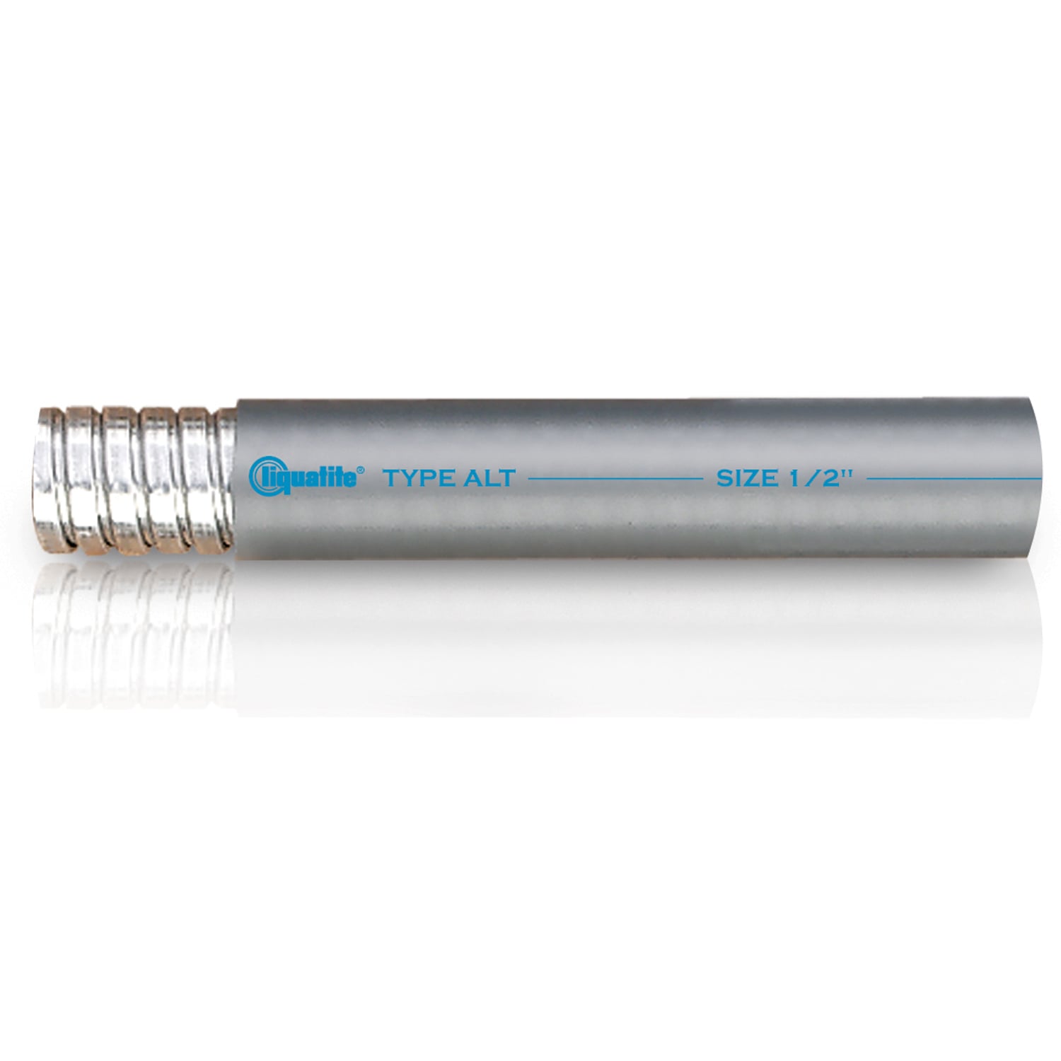 48502 Liquatite Type ALT-350 Lightweight Liquid Tight Flexible Metal Conduit, 3-1/2 in Trade, 3.5 to 3.54 in ID x 3.96 to 4 in OD, 25 ft Carton L, Aluminum