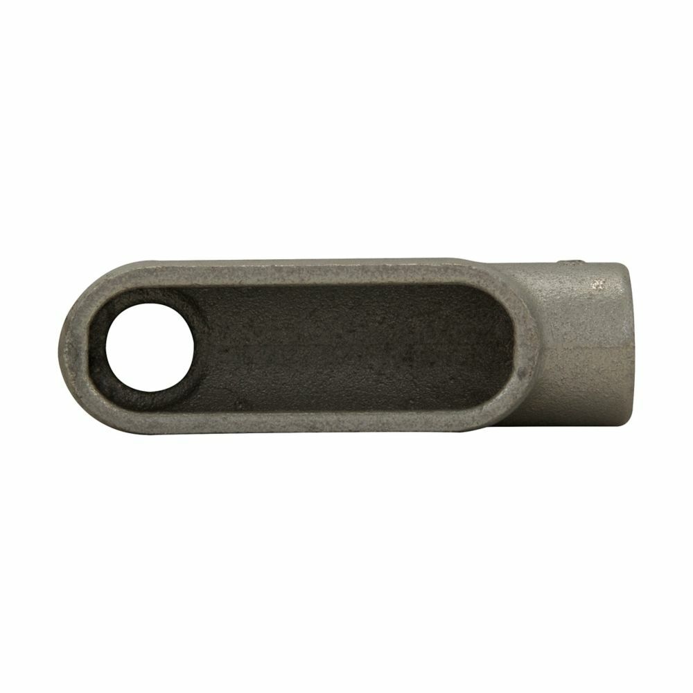 LB87SA Condulet Type LB Conduit Outlet Body, 3 in Hub, 7 Form, Copper-Free Aluminum, Aluminum Acrylic Painted/Electro-Galvanized