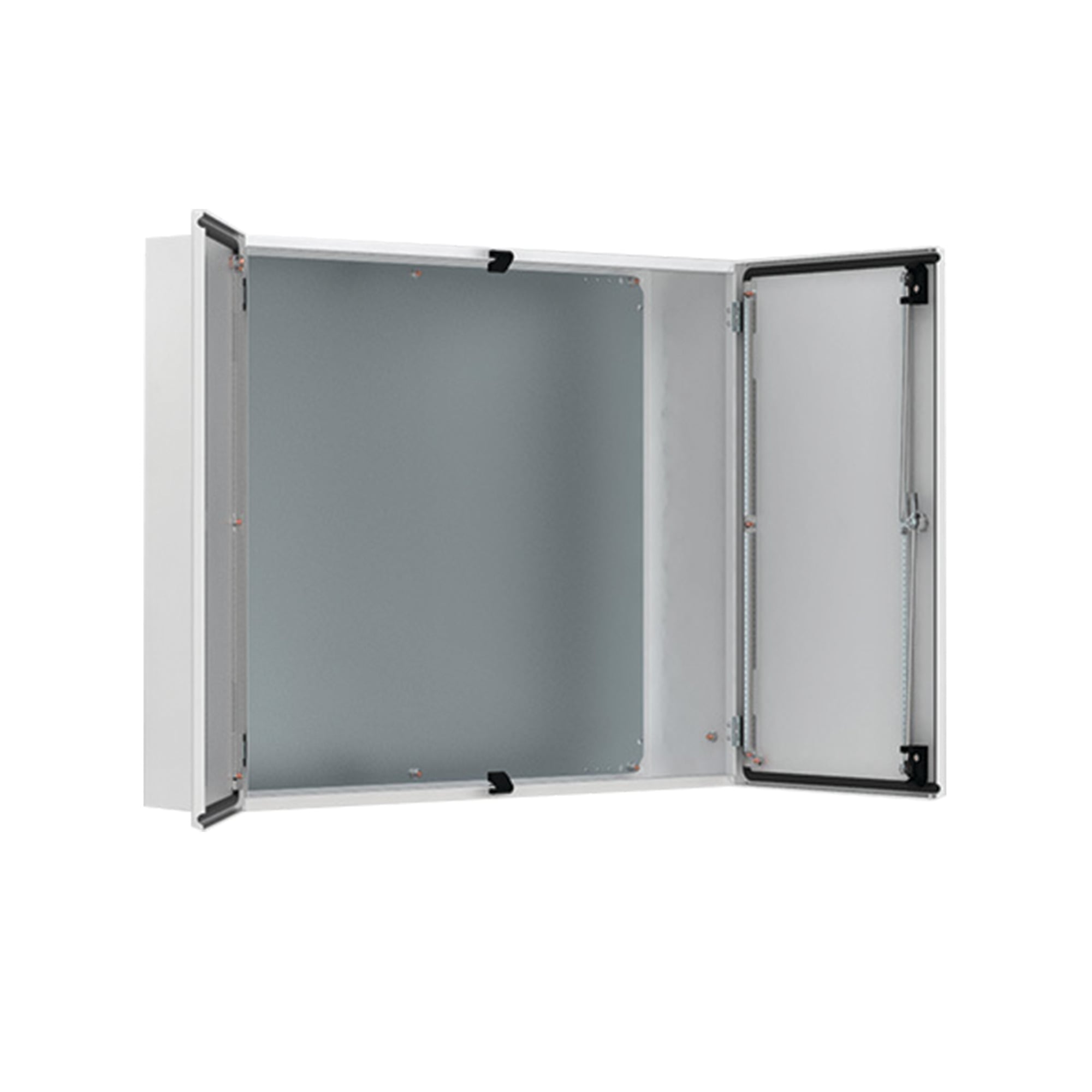 MAD1401030R5 2-Door Wall Mount Enclosure, 1000 mm W x 300 mm D x 1400 mm H, NEMA 12/13/IK10/IP55 NEMA Rating, Mild Steel