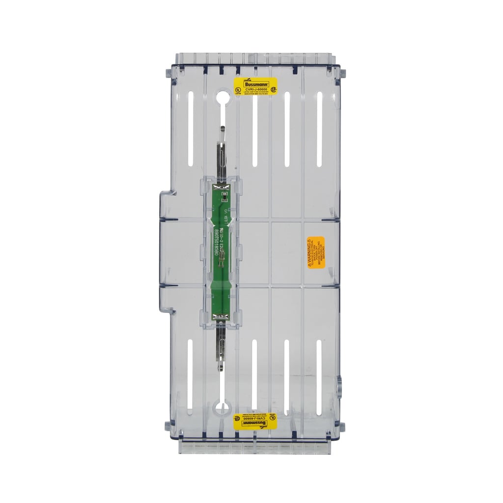 CVRI-J-60600 Indicating Fuse Block Cover, 600 A, 600 V AC, For Use With Class J Modular Fuse Block, Thermoplastic