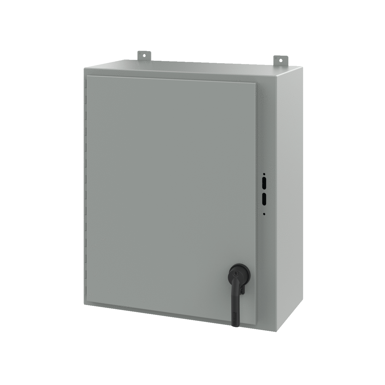 A30SA2612LPPL A25 Preferred Cutout Disconnect Enclosure With Handle, 30 in L x 25.38 in W x 12 in D, NEMA 12/13 NEMA Rating, Steel