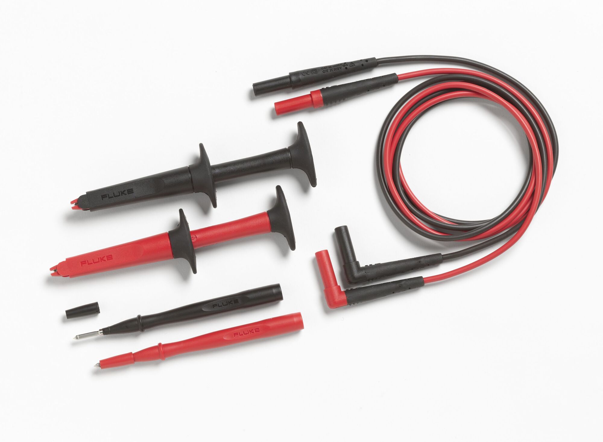TL223 SureGrip All-in-One Electrical Test Lead Set, 6 Pieces, For Use With Electrical Tester