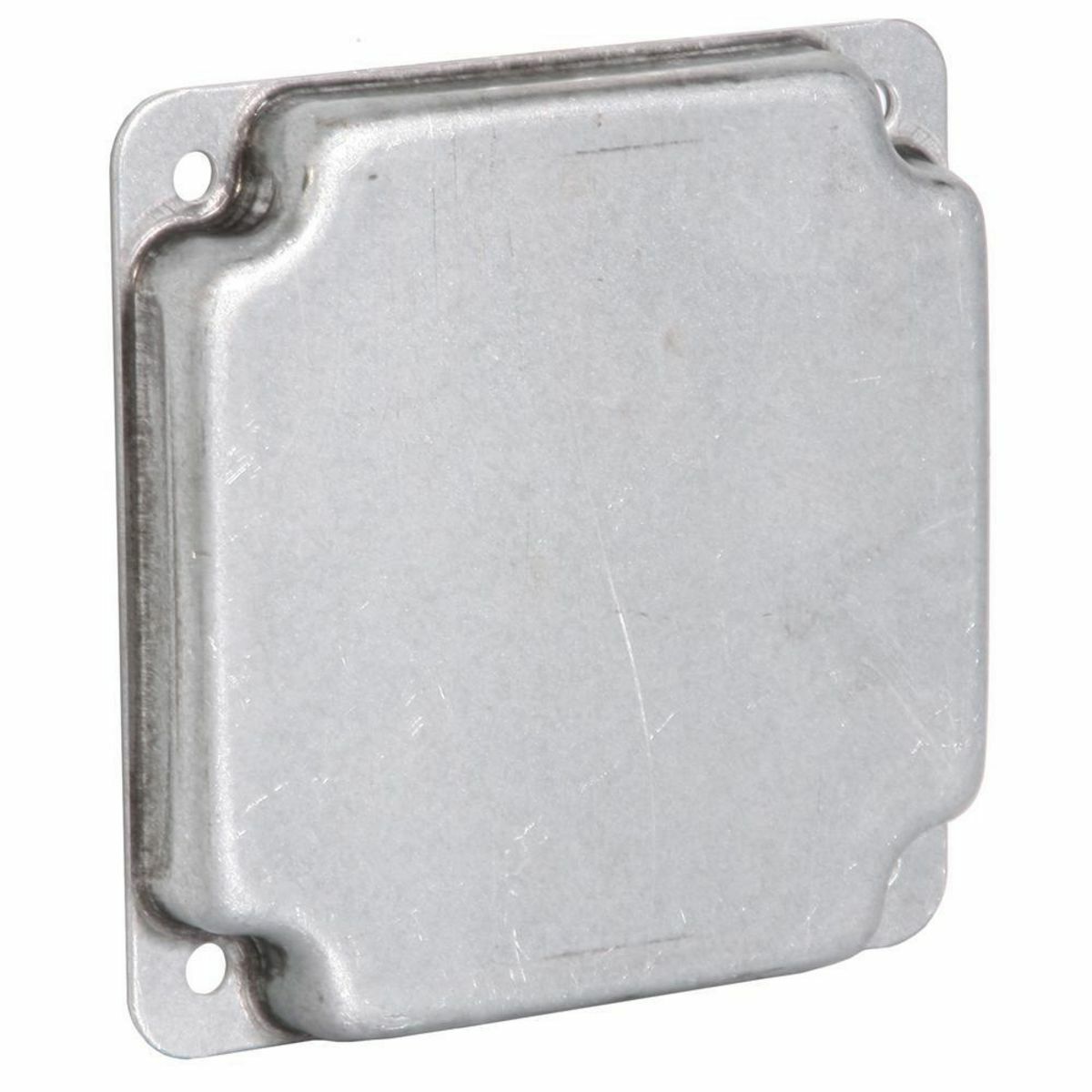804C Blank Square Exposed Work Cover, 4.19 in L x 4.19 in W x 1/2 in D, Steel