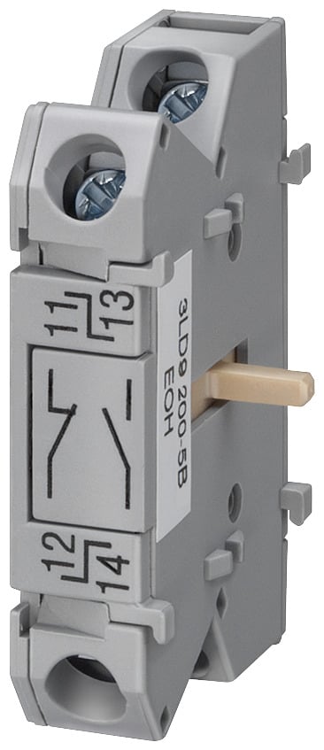 3LD9200-5B Sentron 1/3-Phase Auxiliary Switch, 690 V AC, 100 to 200 A, 1NO-1NC 1 Form A/1 Form B Contact, 1 Poles