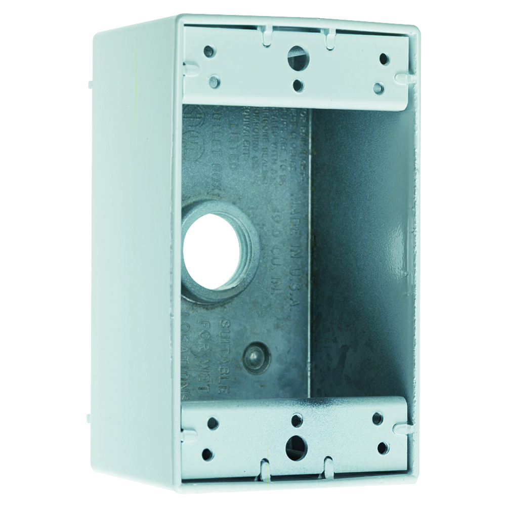 WPB25 Weatherproof Single Gang Box, Gray