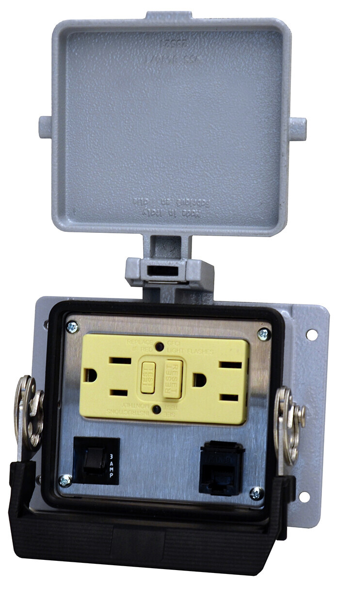 8000-100/1000-361 Bulkhead Interface Port, 3 Amperage