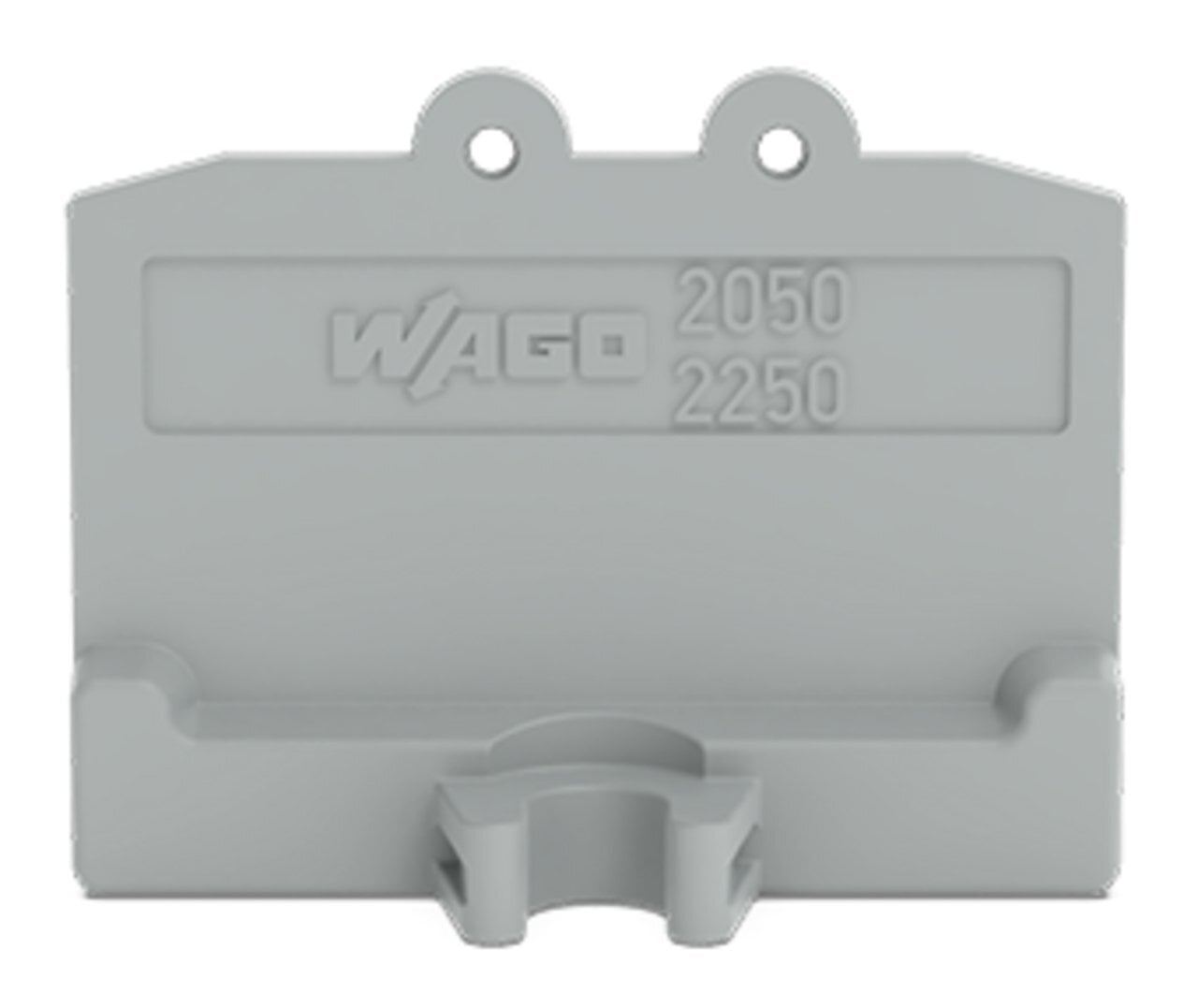 2050-381 2050 End Plate, For Use With TOPJOB S Series Rail Mounted Terminal Blocks, Polyamide 6.6, Gray