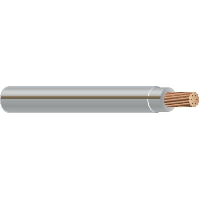 58018705 THHN Wire, 12 AWG, Copper Conductor, Stranded, Gray/Brown, 2000 ft CoilPak