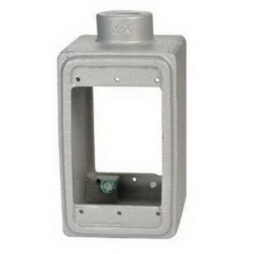 Double Opening FS Cast Device Box, Malleable Iron, 7 inch Length, 5.1 inch, Width, 3.5 inch Height