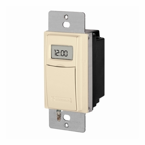 ST01A Digital Heavy Duty In-Wall Timer, 7 days Setting, 120/277 V AC, 1 hp, 1 Pole