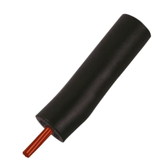 61935 Color-Keyed Bi-Metal Dual Rated Pin Connector With Insulating Cover, 1 AWG Conductor, 1-1/4 in L Pin, Aluminum, Orange