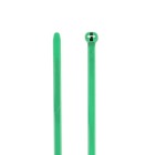 High Performance Cable Tie, Green Nylon 6.6, Length of 343mm (13.5 Inches) for Bundle Diameter up to 102mm (4 Inches), Width of 6.9mm (0.27 Inch), Tensile Strength Rating of 534 Newtons (120 Pounds), Operating Temperature of -20 Degrees Celsius (-4 F) to 85 Degrees Celsius (185 F)
