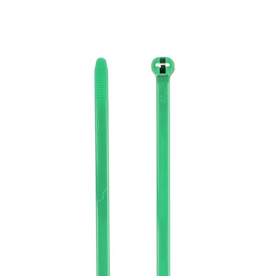 TY27M-5 Ty-Rap High Performance Standard Cable Tie, 13.4 in L x 0.27 in W x 0.06 in THK, Nylon/Polyamide 6.6, Green