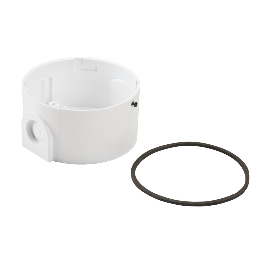 DBLP Deep Base With Knockout, For Use With LP4 StreamLine Low Profile Mini Sounder, White