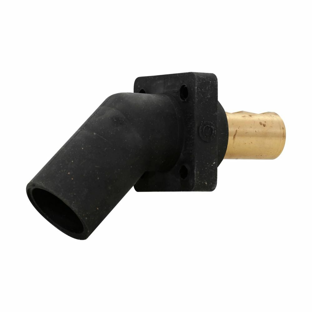 E1016-1702S45 Cam-Lok J Series E1016 1-Pole 45 deg Insulated Male Receptacle, 600 VAC/VDC, 400 A