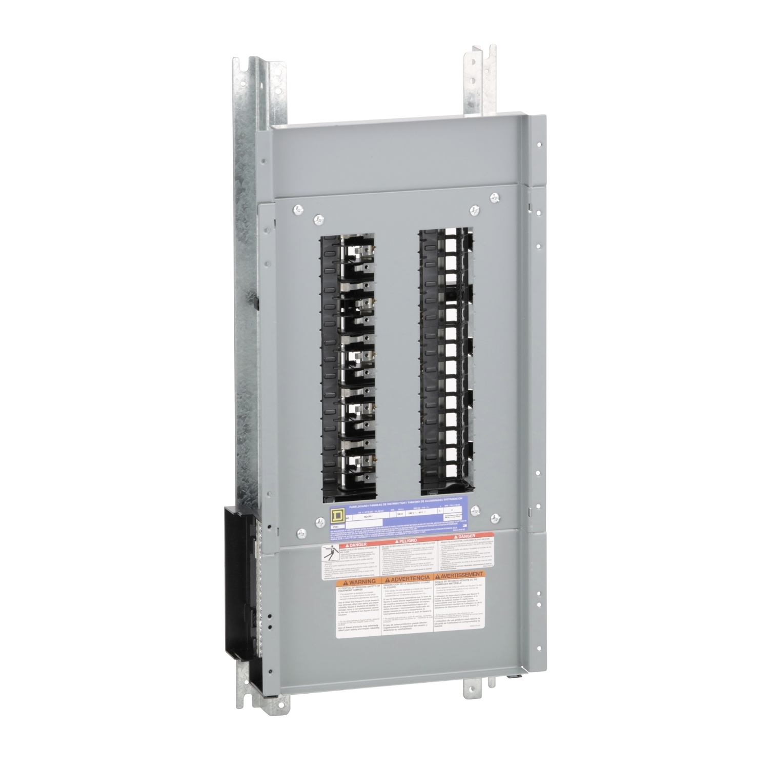 NQ430L1C NQ Series 3-Phase Panelboard Interior, 240 V AC/48 V DC, 100 A, 30 Spaces, 100 kA SCCR