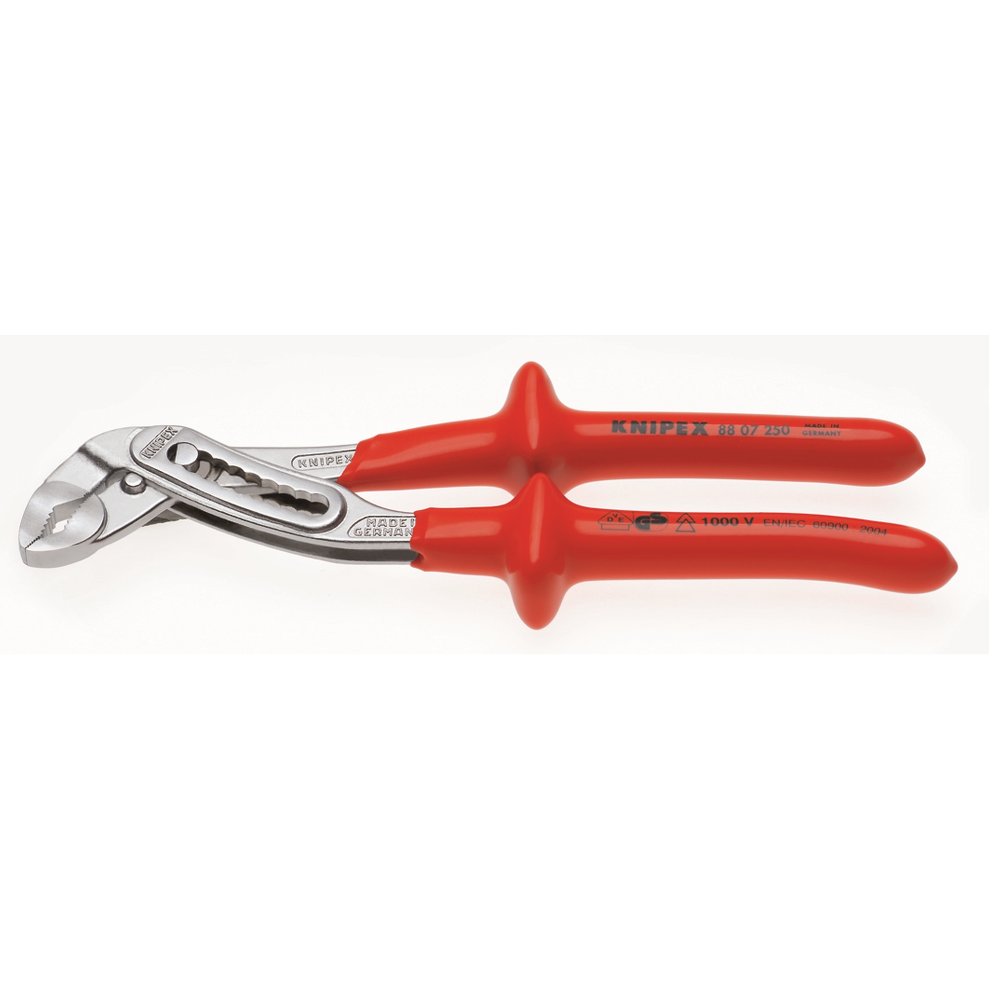 Alligator Water Pump Pliers-1000V Insulated, 10 in., Plastic Coating, VDE