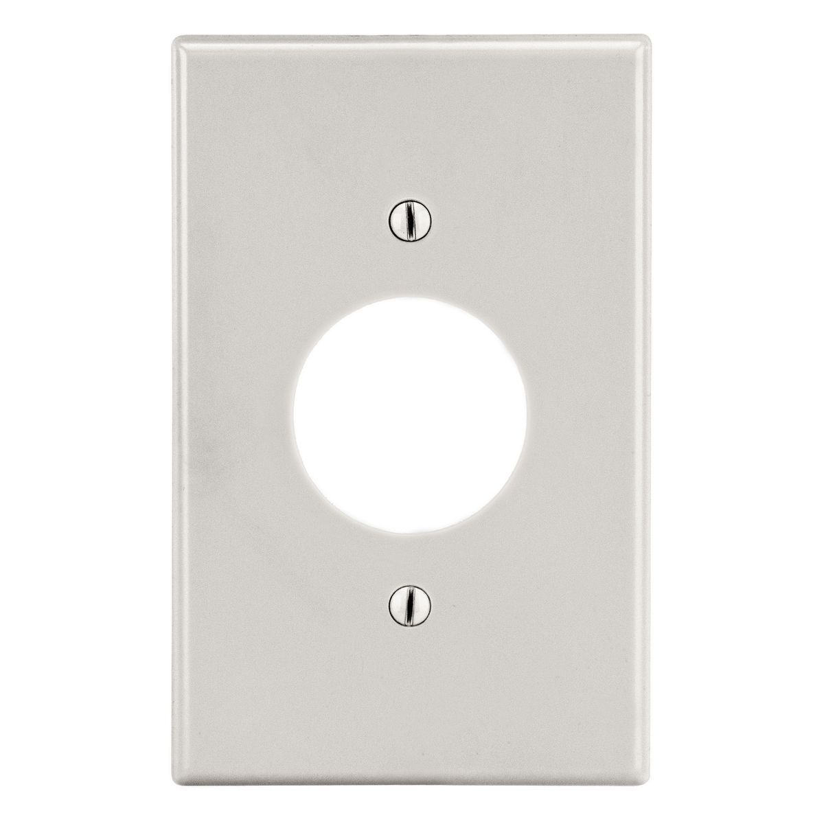 P7LA Non-Metallic Standard Wall Plate, 1 Gangs, 2.88 in W x 4.63 in H, Polycarbonate Thermoplastic, Light Almond