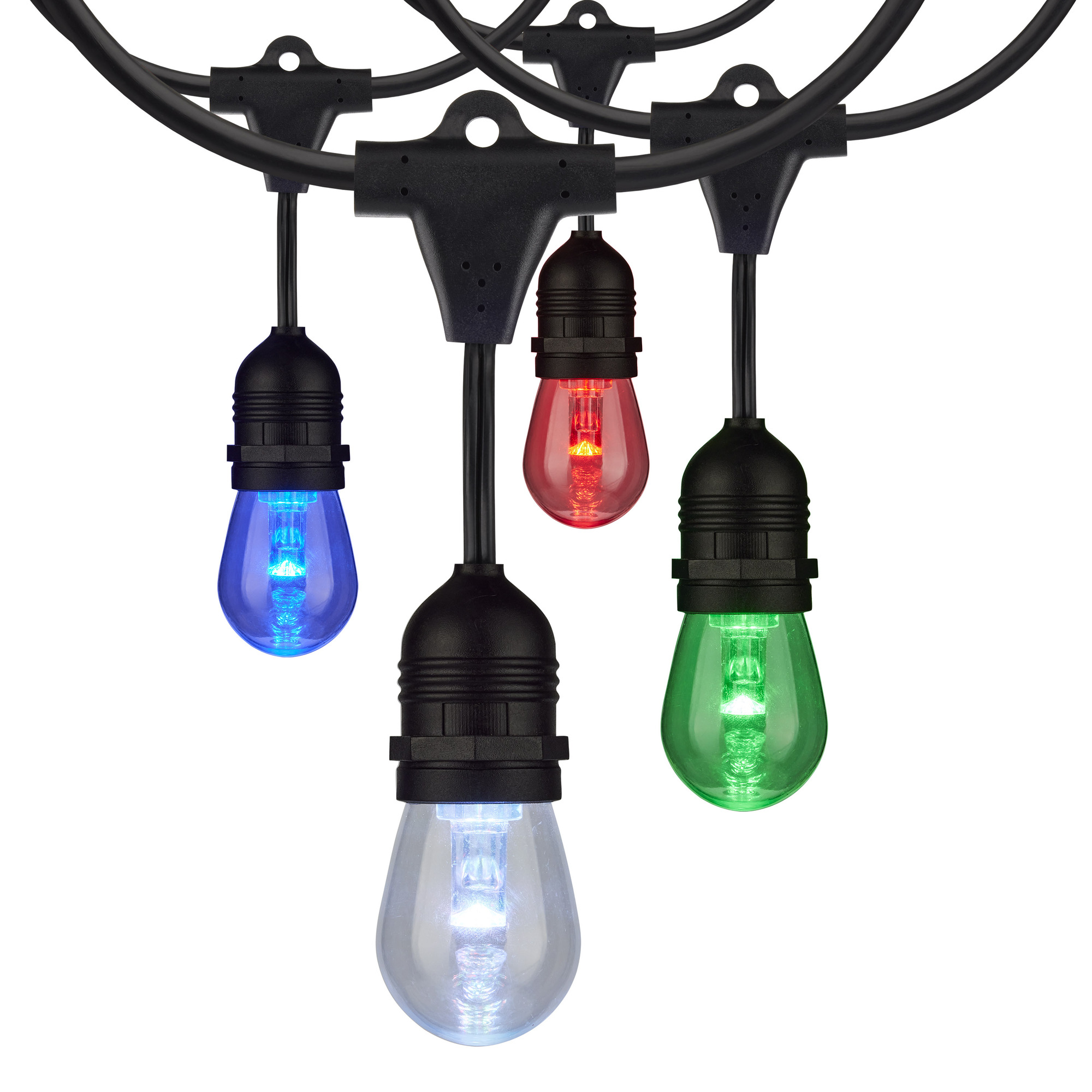 S11291 Dimmable String Light, 15 W Fixture, 120 V, Tunable White, (15) Lamps