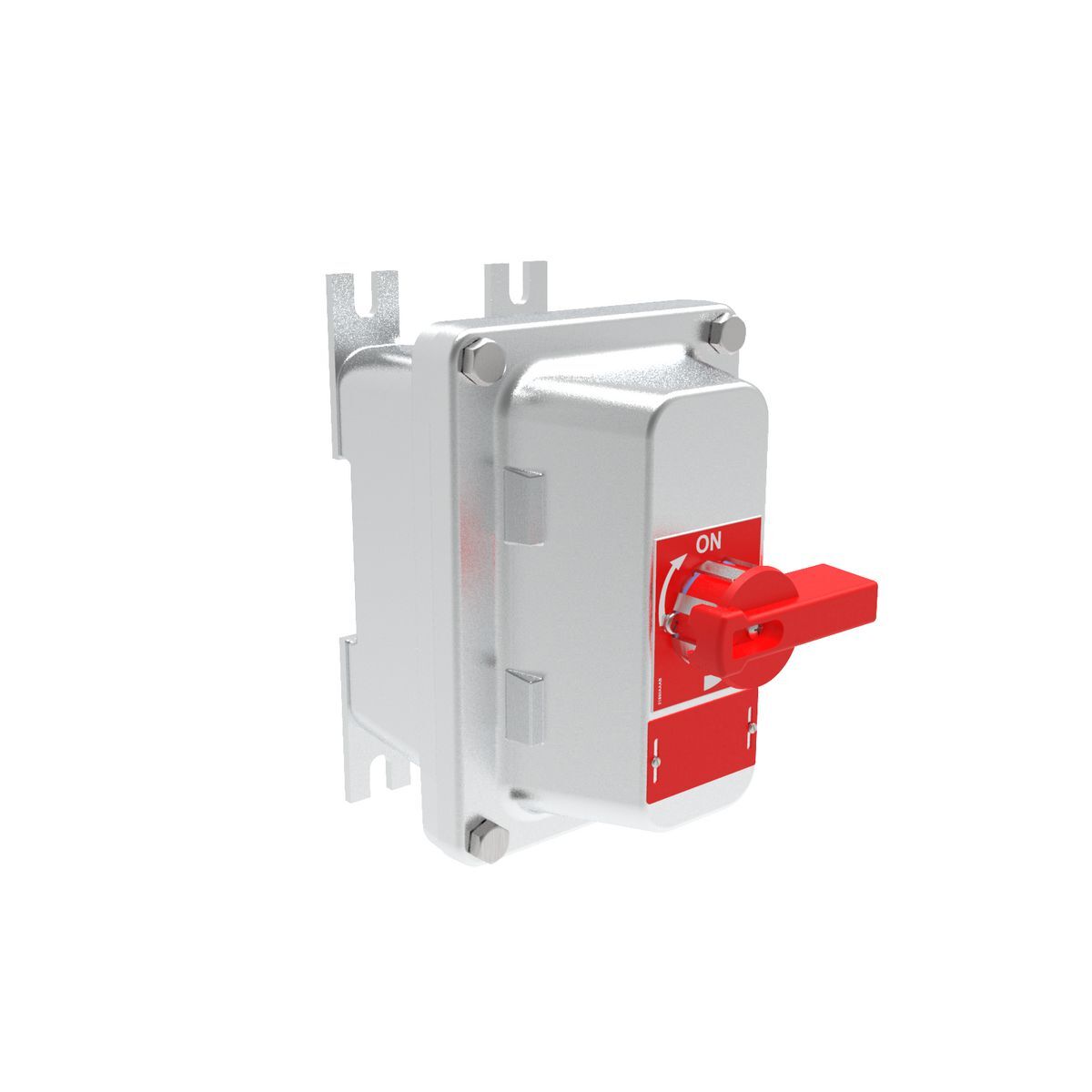 B7NFD13A Feed Through Non-Fused Disconnect Enclosure Switch With ABB Switch, 600 VAC, 230 VDC, 30 A, 10 hp, 30 hp, 3 Poles