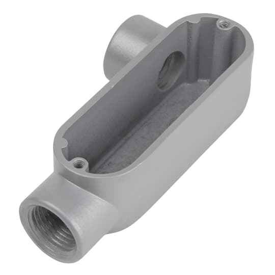 ALR-2 Red Dot Type LR Conduit Body, 3/4 in Hub, 7.3 cu-in Capacity, Die Cast Aluminum, Powder Coated Urethane