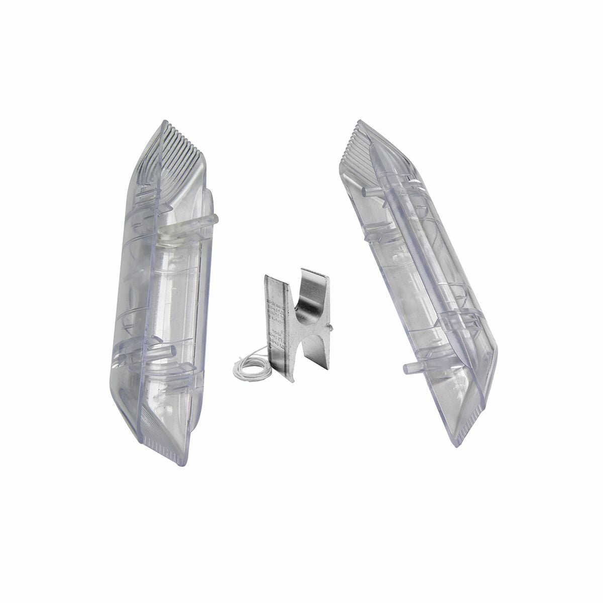YH2C2CWCC Type YH Compression Tap Connector With Clear Flame Retardant Cover, Figure H Shape, 3 Taps, 8 to 2 AWG Main/Run, 14 to 2 AWG Tap, Copper