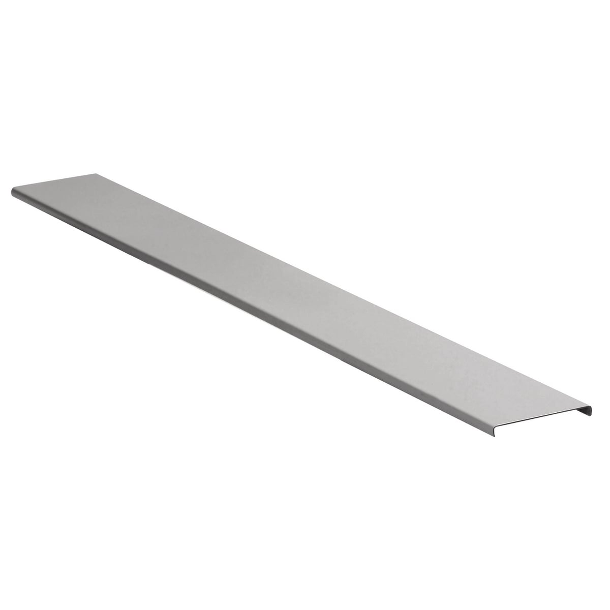 HBL3000CEGY Removable Standard Raceway Cover, 5 ft L x 2.67 in W x 1.47 in H, Rolled Steel, Gray