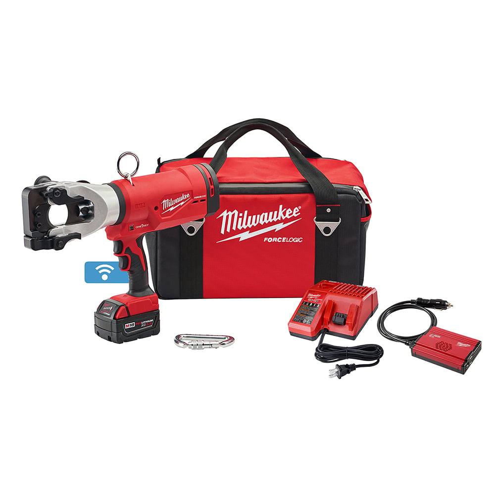 2777-21 M18 Cordless Cable Cutter Kit, Up to 1590 Falcon ACSR Cutting, 18 V DC, 5 Ah Li-Ion Battery