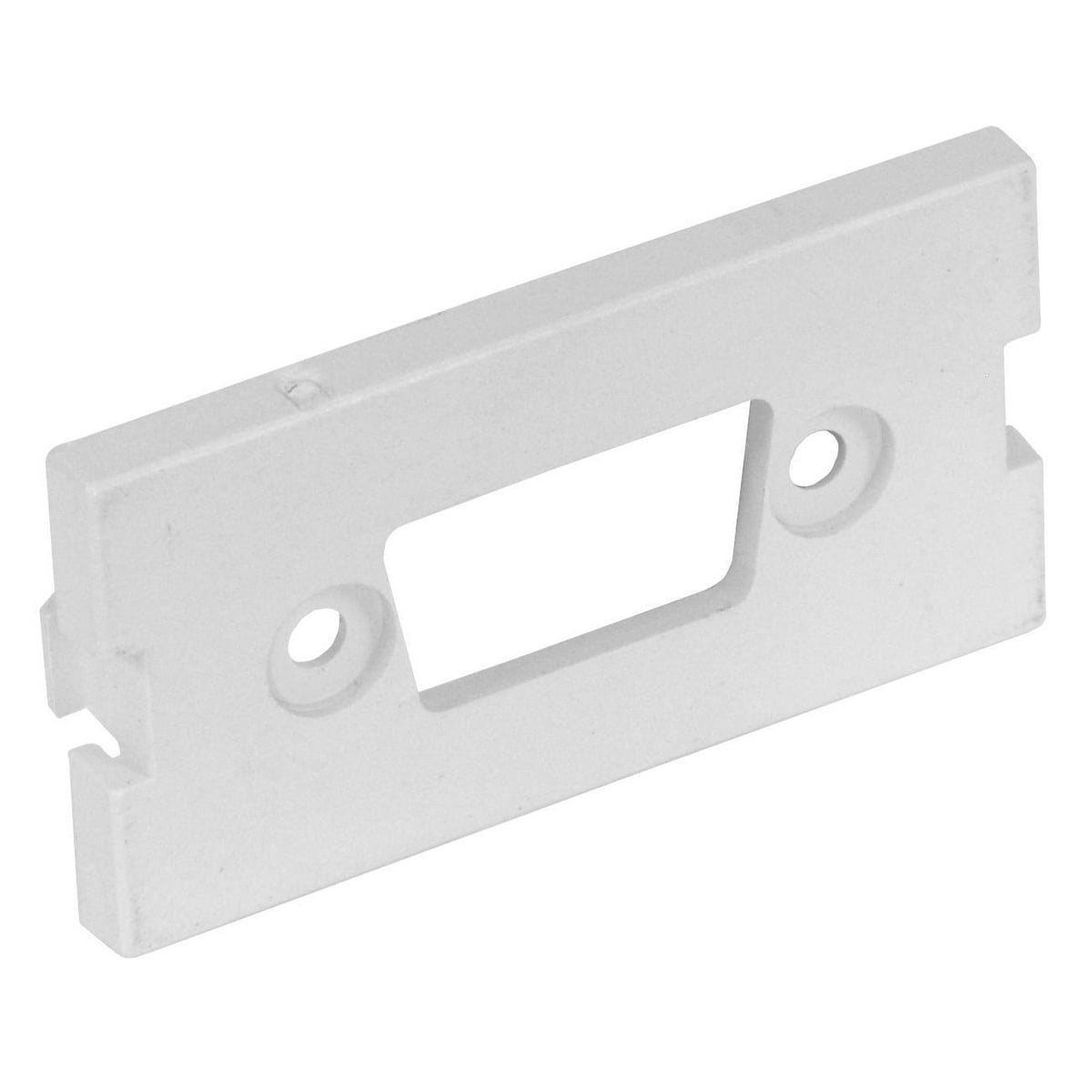 IMBDS1W 1-Unit HDMI Blank Horizontal Unloaded A/V Module, Snap-Fit Mount, ABS, White