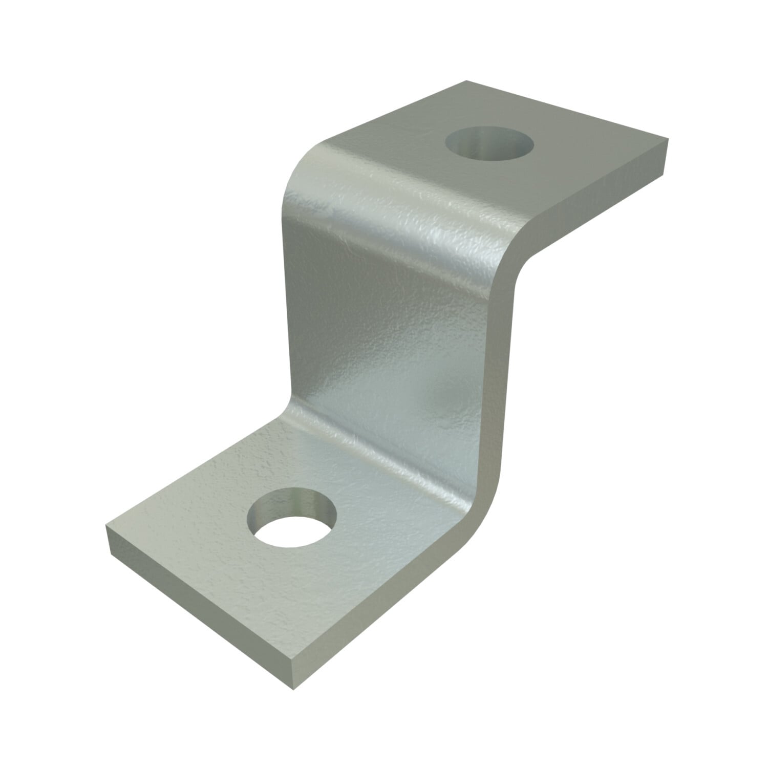 P1347-HG Channel Z-Shaped Fitting, 2 Holes, 1-5/8 in W, For Use With 1-5/8 in W Series Channel, HRPO Steel