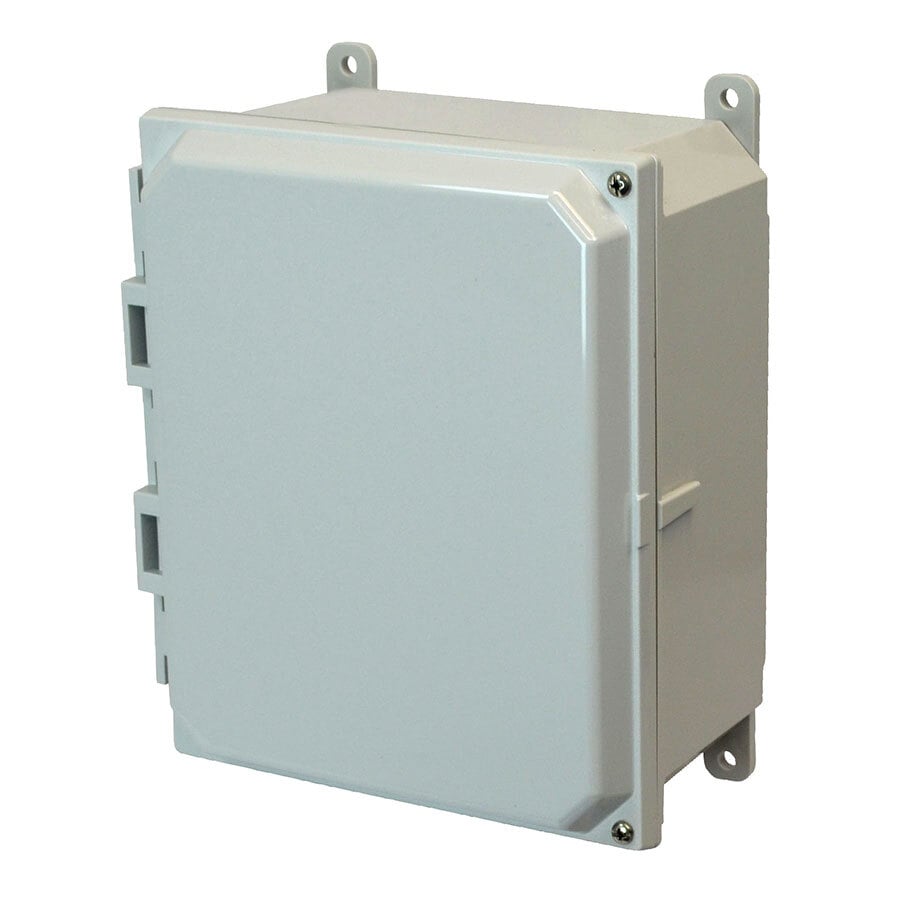 10X8X4 PC ENCL HNG SCR CVR FEET