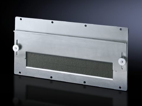 8609170 Module Plate, For Use With Cable Entry, 1 Cutout,1 mm Dia Cable Entry, Carbon Steel